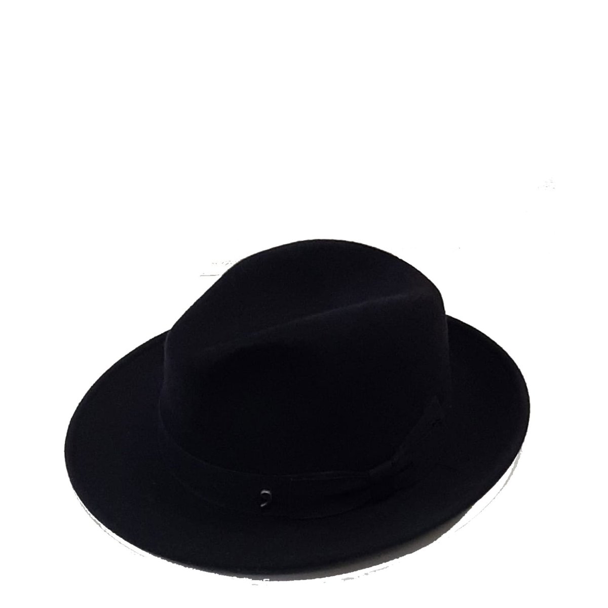 Cappello uomo – Alfonso D’Este – Alessandria Blu Feltro Lana Tesa Larga Cinta Fiocco - immagine 2