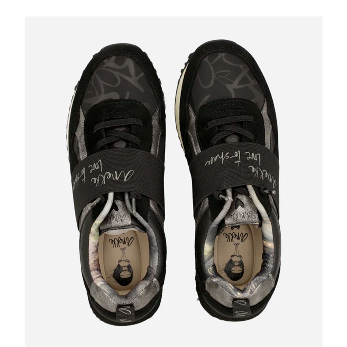 Scarpe donna Anekke Sneakers nere urbane - immagine 4