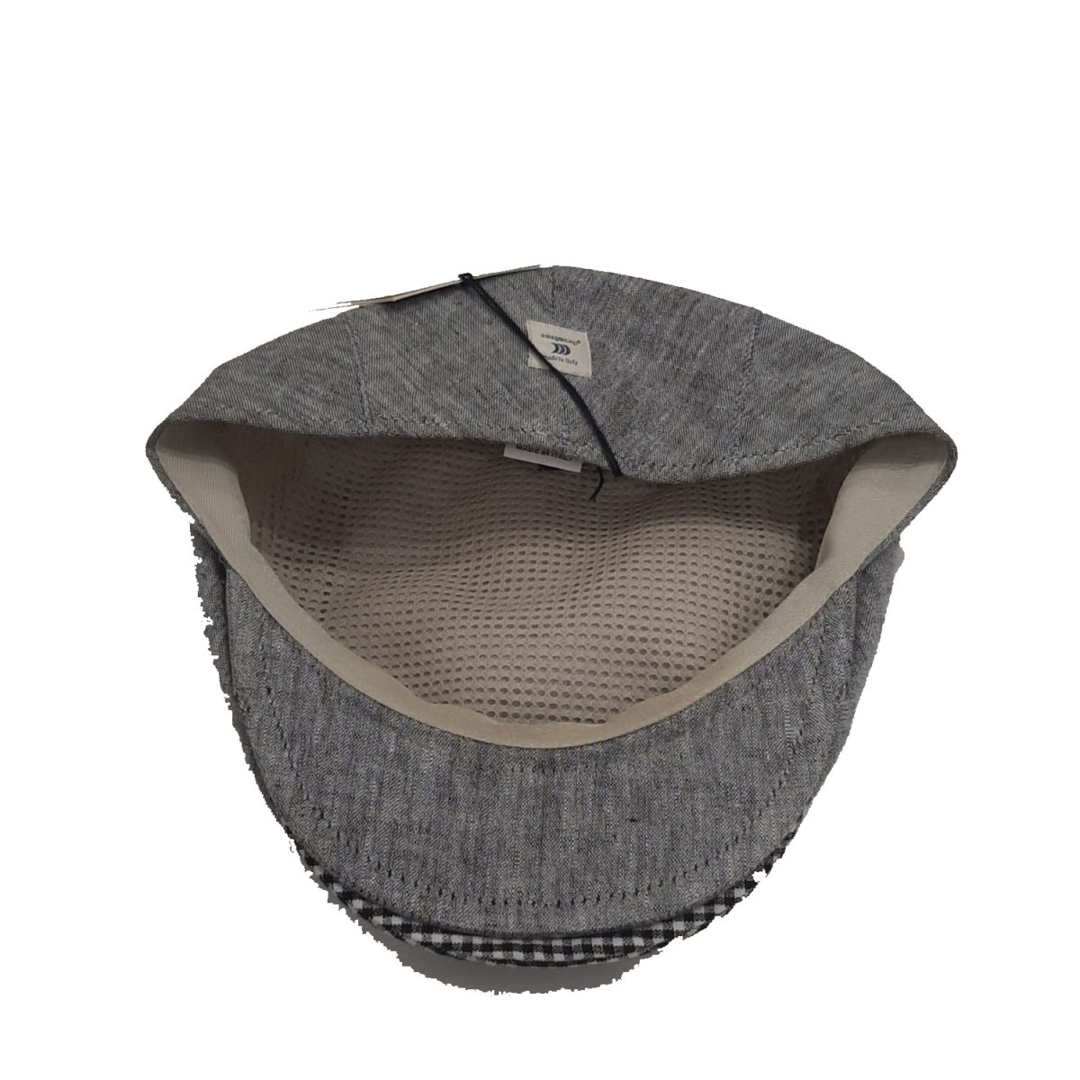 Cappello Coppola Uomo – Snap Cap – Estiva Grigio Lino con visiera intercambiabile Taglia 56 - immagine 3