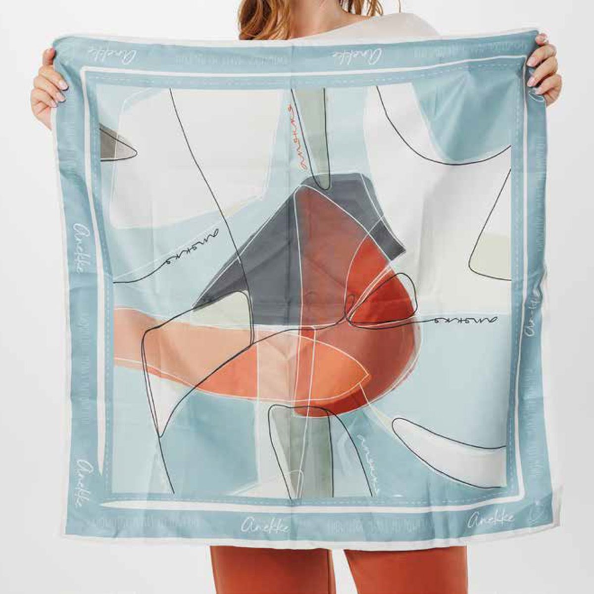 Foulard donna quadrato Anekke Sophia 70X70 cm - immagine 2