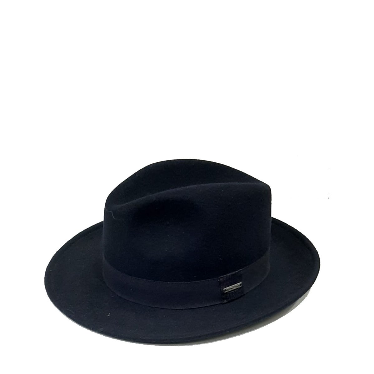 Cappello uomo – Alfonso D’Este – Alessandria Blu Feltro Lana Tesa Larga Tg. 57 - immagine 3