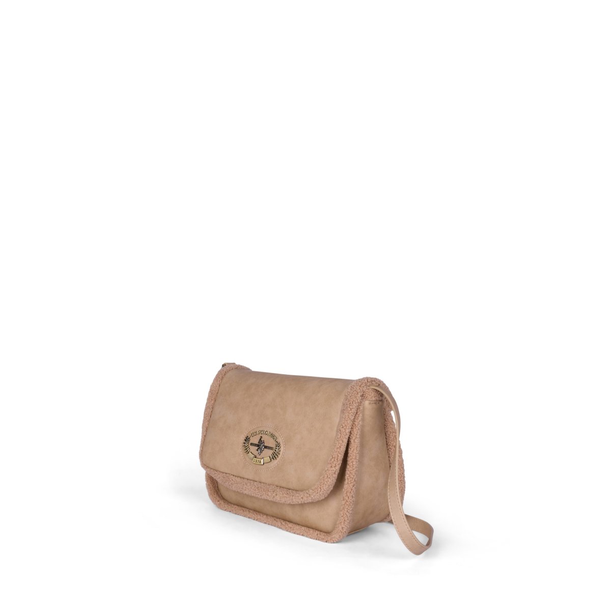 Borsa donna U.S. Polo Assn. Holly Flap Bag Beige - immagine 7