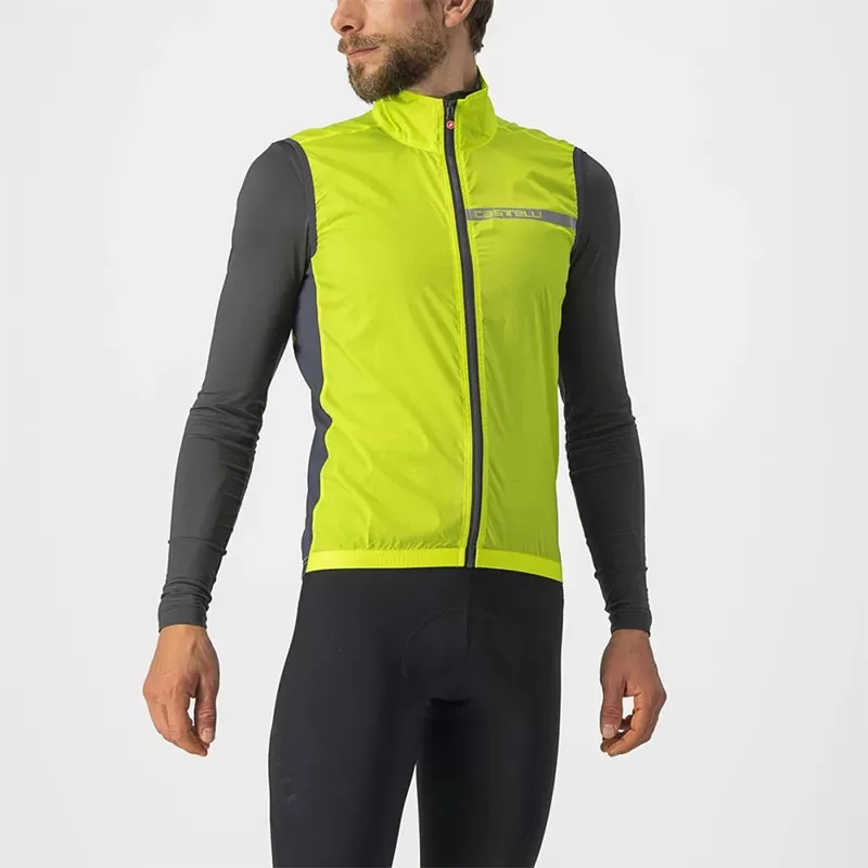 CASTELLI GILET VEST SQUADRA ST. ELECTRIC LIME - immagine 2